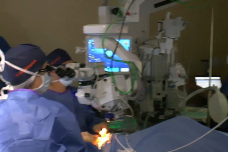 Real surgery, vitrectomie sous endoscopie